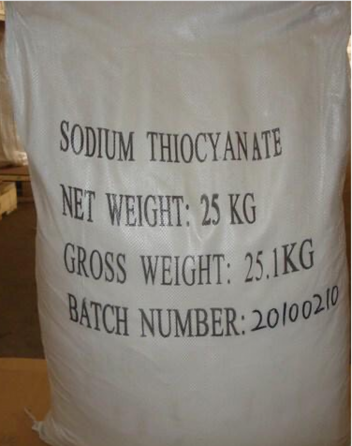 Sodium thiocyanate NaSCN 99%, Trung Quốc, 25kg/bao Sodium thiocyanate NaSCN 99%